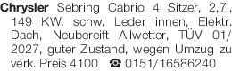 Vorschaubild der Anzeige, (Id: 1984537)