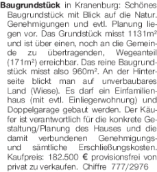 Vorschaubild der Anzeige, (Id: 2014226)