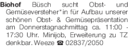 Vorschaubild der Anzeige, (Id: 2034176)
