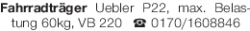 Vorschaubild der Anzeige, (Id: 2056458)