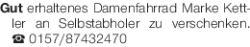 Vorschaubild der Anzeige, (Id: 2074755)